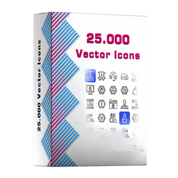 25.000 Vector Icons Bundle